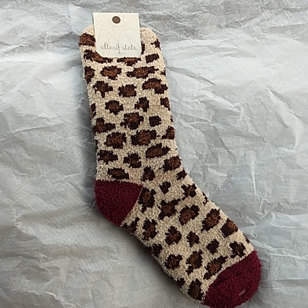 Altar'd State Leopard Print Socks New